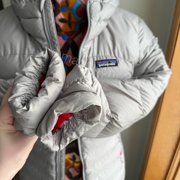 Patagonia Hi-Loft Down Hoody Jacket Small Drifter Gray 600-fill power down S - Picture 6 of 15
